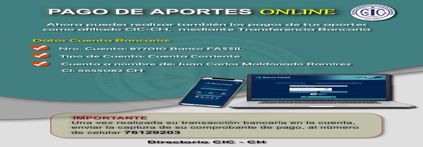 Pago de Aportes ONLINE